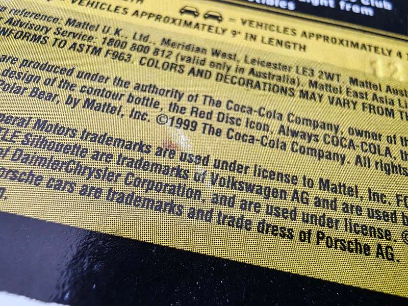 1999 MATCHBOX COLLECTIBLES  COCA COLA - 1998 JEEP WRANGLER