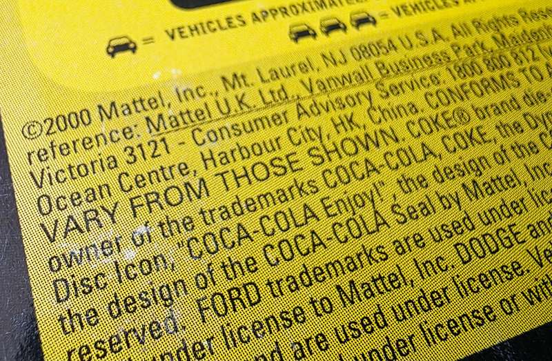 2000 MATCHBOX COLLECTIBLES  COCA COLA - 1970 PONTIAC GTO