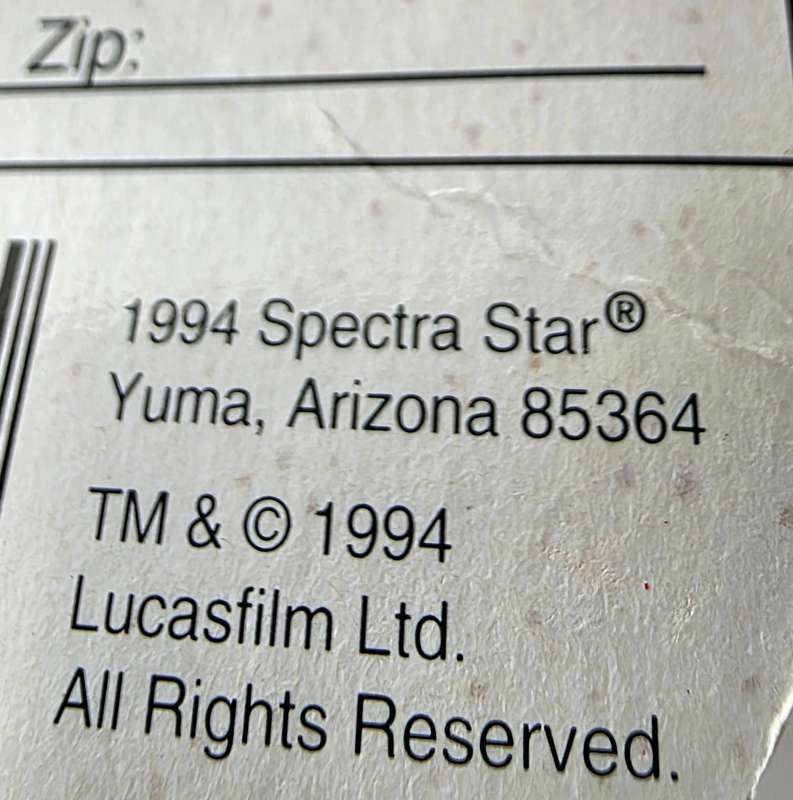 1994 SPECTRA STAR - DARTH VADER - STAR WARS 3-D SCULPTED YOYO