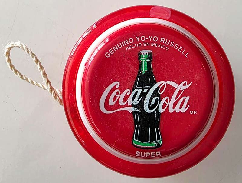 Vintage Coca-Cola Super Yo-Yo Russell Hecho en Mexico