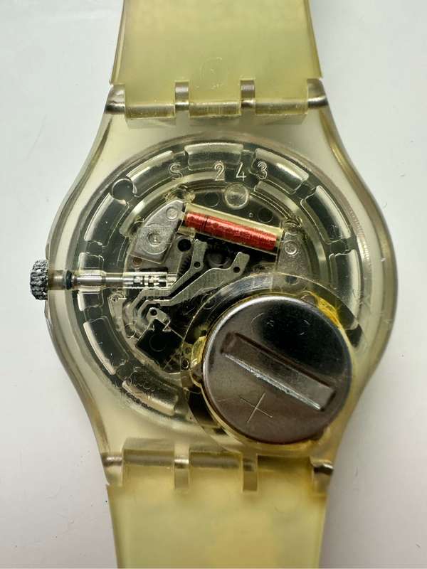 1991 VINTAGE SWATCH - GZ126 THE PEOPLE ONE HUNDRED MILLION - VERY GOOD CONDITION