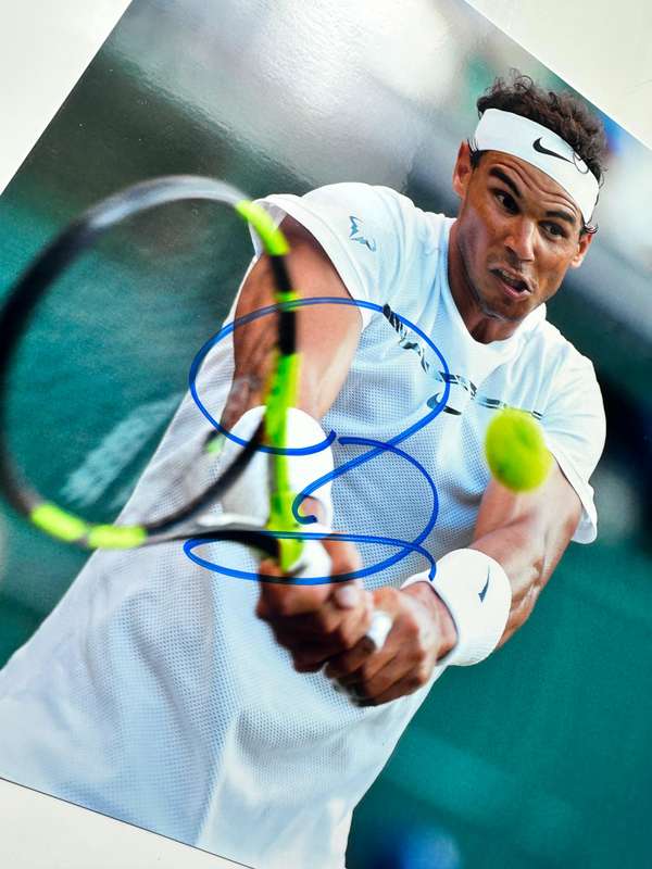 RAFAEL NADAL - AUTHENTIC AUTOGRAPH + COA