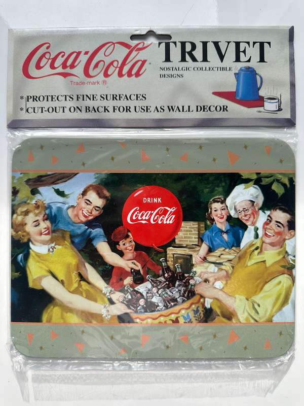 1990-2007 ULTIMATE VINTAGE COCA-COLA COLLECTORS HAMPER  PENS, ORNAMENTS, TRAYS, KEYCHAIN & MORE!