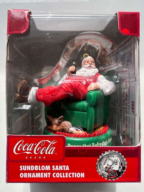 1990-2007 ULTIMATE VINTAGE COCA-COLA COLLECTORS HAMPER  PENS, ORNAMENTS, TRAYS, KEYCHAIN & MORE!