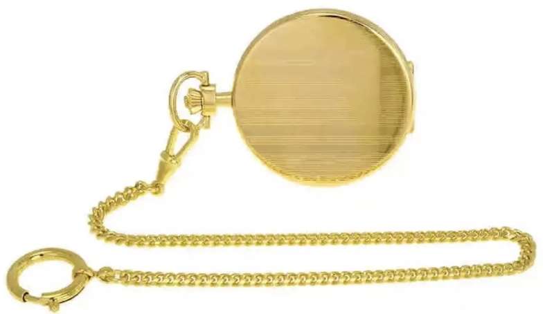 TISSOT - GOLD TONE SAVONNETTE - WHITE DIAL POCKET WATCH - NEEDS REPAIR - VALUE $395.00