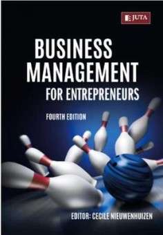 BUSINESS MANAGEMENT FOR ENTREPRENEURS ( 4TH ED ) C. Nieuwenhuizen
