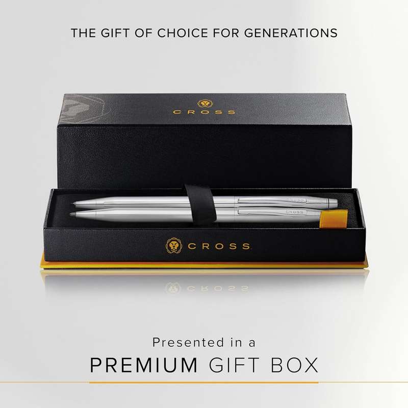 CROSS CLASSIC CENTURY SLEEK & ELEGANT PREMIUM BALL PEN & PENCIL SET