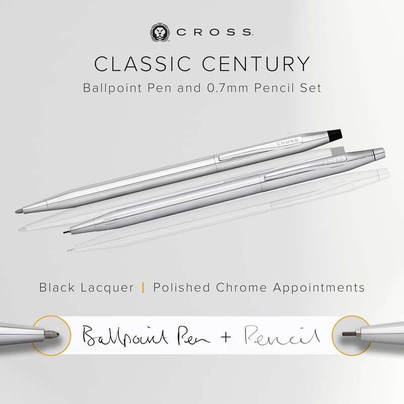 CROSS CLASSIC CENTURY SLEEK & ELEGANT PREMIUM BALL PEN & PENCIL SET