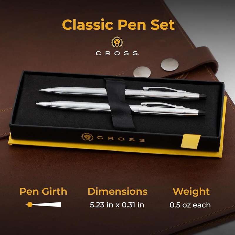 CROSS CLASSIC CENTURY SLEEK & ELEGANT PREMIUM BALL PEN & PENCIL SET