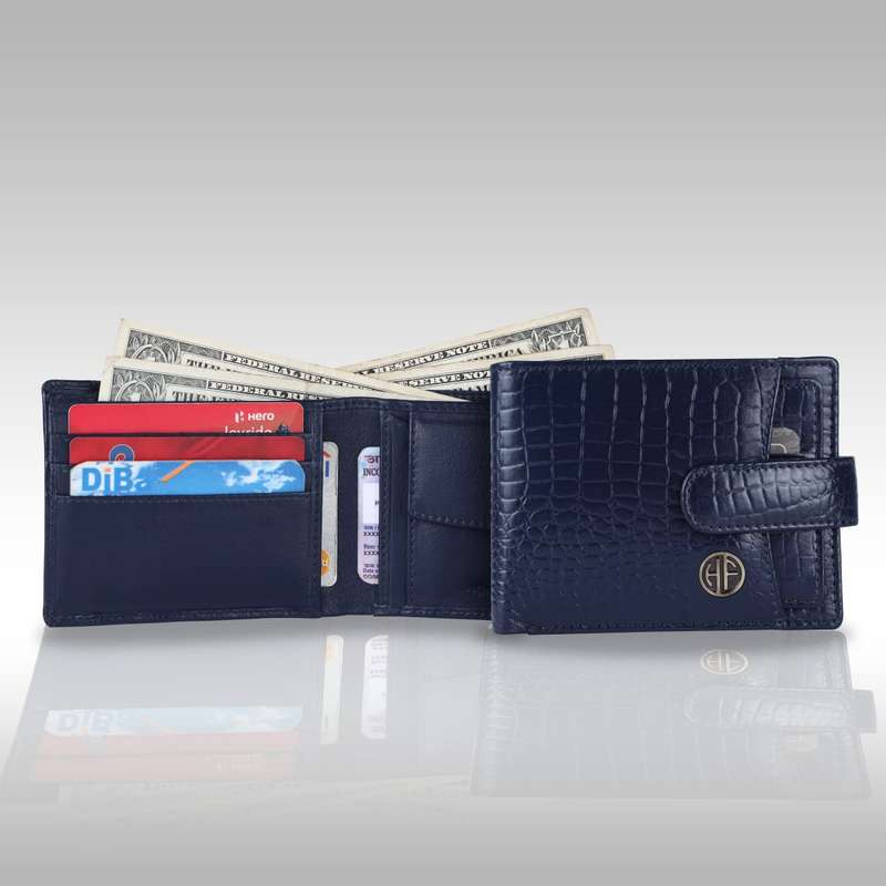 HORNBULL Themes Black RFID Blocking Leather Wallet for Men | Wallets Men Leather