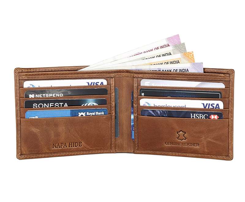 HORNBULL , NAPAHIDE & WILDHORN assorted Genuine Leather Walletts for Men