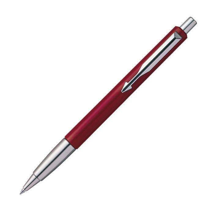 Parker Vector Standard Red CT Ball Pen with Parker Logo Keychain & Gift box