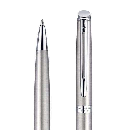 Waterman Hemisphere stainless steel chrome trim premium Luxury Ball  pen