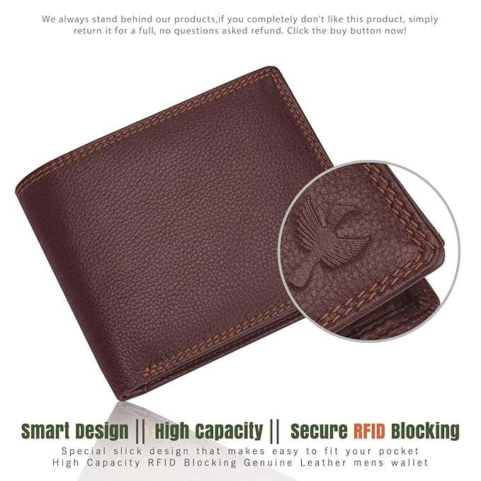 HORNBULL , NAPAHIDE & WILDHORN assorted Genuine Leather Walletts for Men