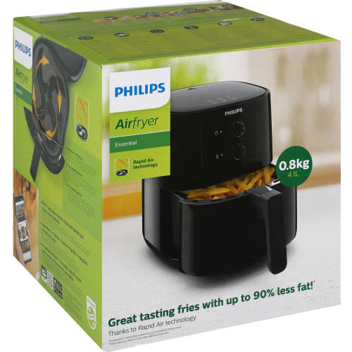 Philips Essential Air Fryer HD9200/91 Black 4L