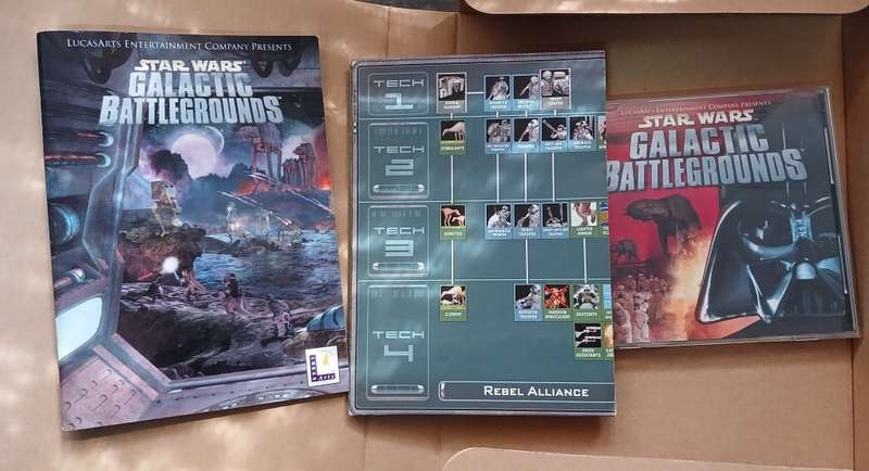 Star Wars Galactic Battlegrounds Big Box PC game