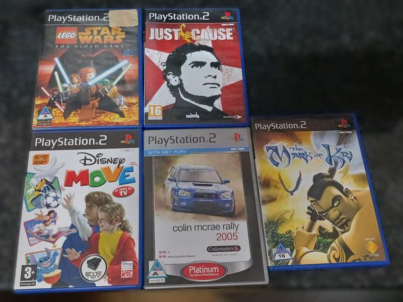 5 X Playstation 2 Games