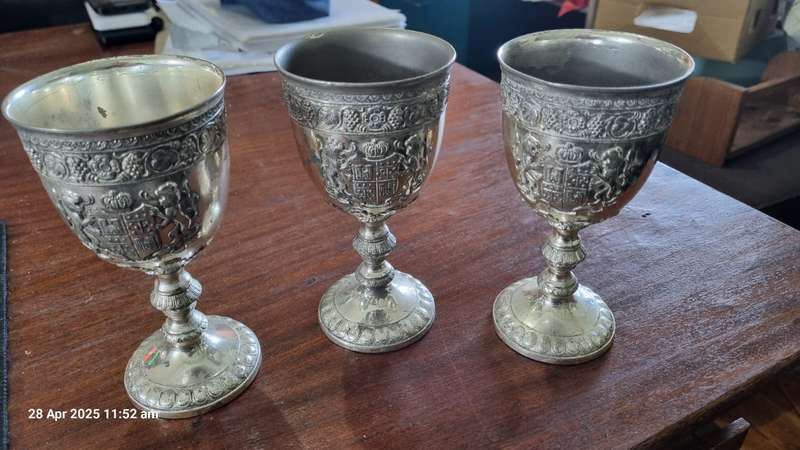 VIntage Wine Goblet 1800's or 1900's 3 Available