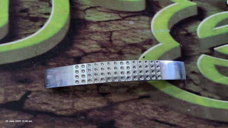 Stipple Handle 96mm Dull Chrome