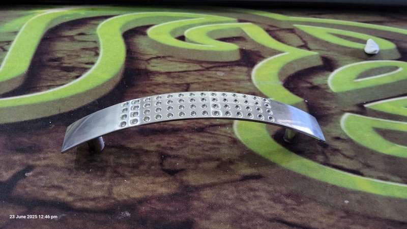 Stipple Handle 96mm Dull Chrome