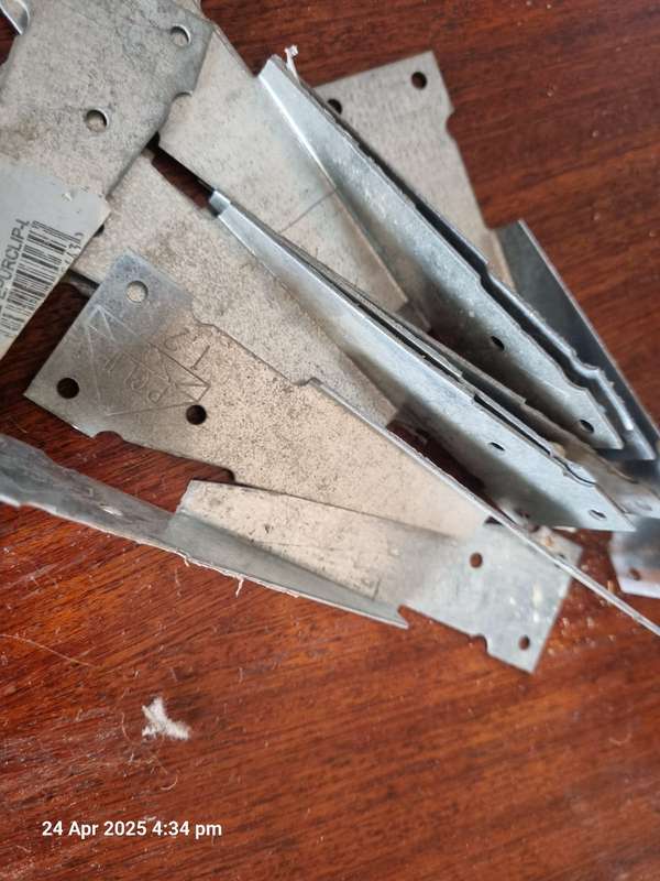 50 x MiTek Purlin Stainless Steel Clip for Beams