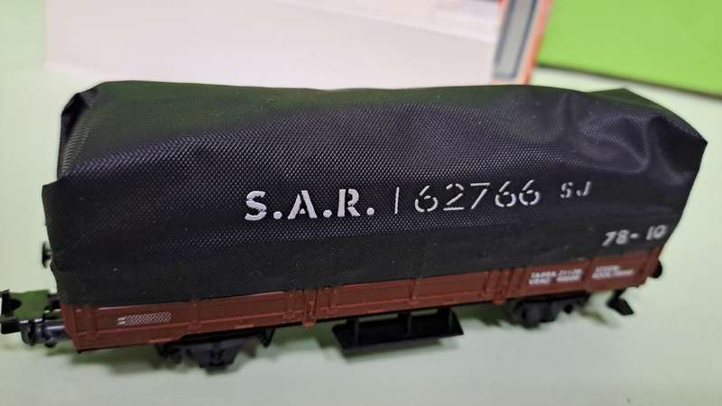 LIMA SAR HO Scale - SJ Coal Wagon with Tarpaulin BOXED