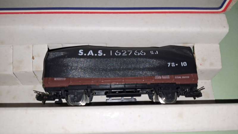 LIMA SAR HO Scale - SJ Coal Wagon with Tarpaulin BOXED
