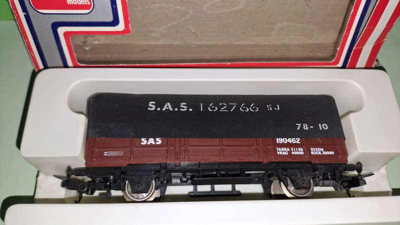 LIMA SAR HO Scale - SJ Coal Wagon with Tarpaulin BOXED