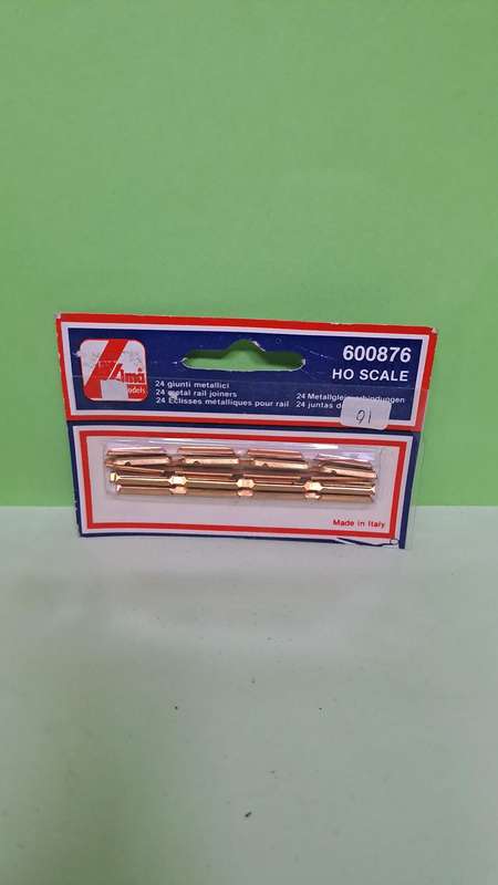Lima 600876 Metal Rail Joiners Copper