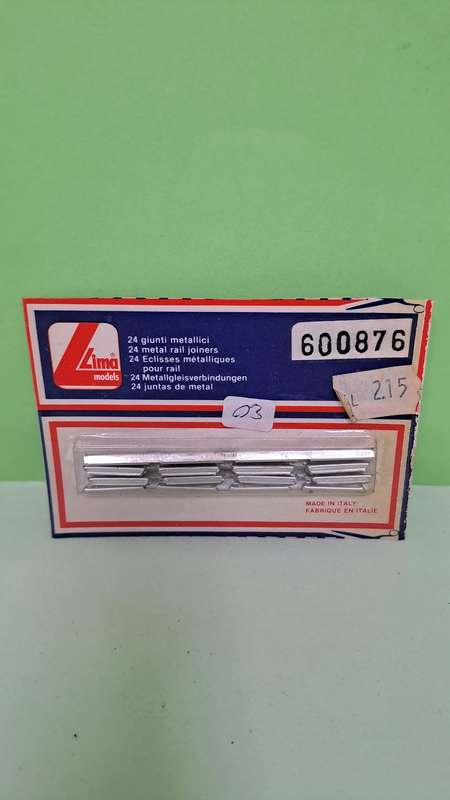 Lima 600876 Metal Rail Joiners Silver