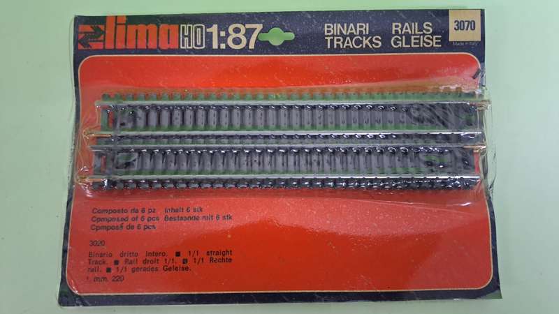 LIMA Straight tracks 3070 Package (NEW old Stock)