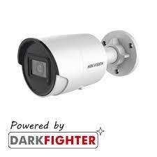 Hikvision AcuSense 4MP bullet IP Camera microphone built-in strobe-light & siren