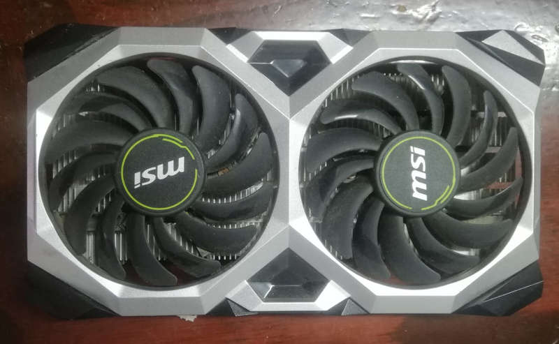 GTX1660 Super Ventus XS OC Heatsink and Fan - GPU not included
