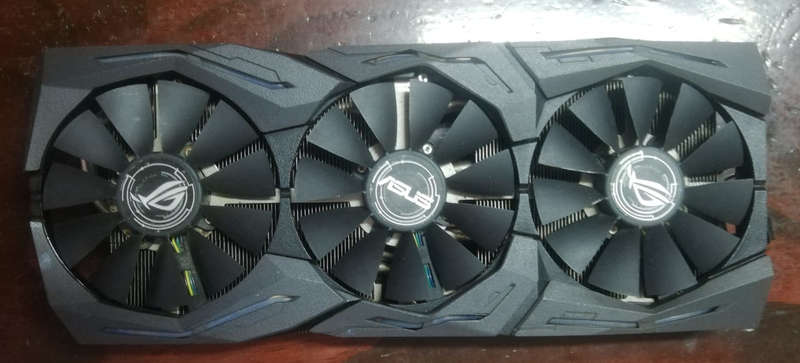 Asus RX480 8Gig Heatsink and Fan - GPU not included