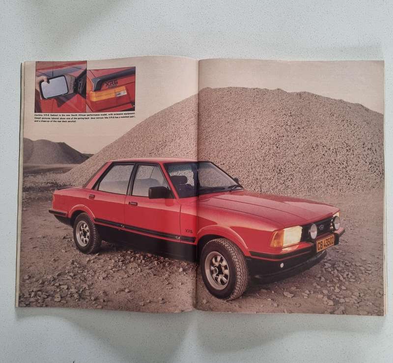Vintage car magazine (Ford Cortina XR6 on cover) September 1980