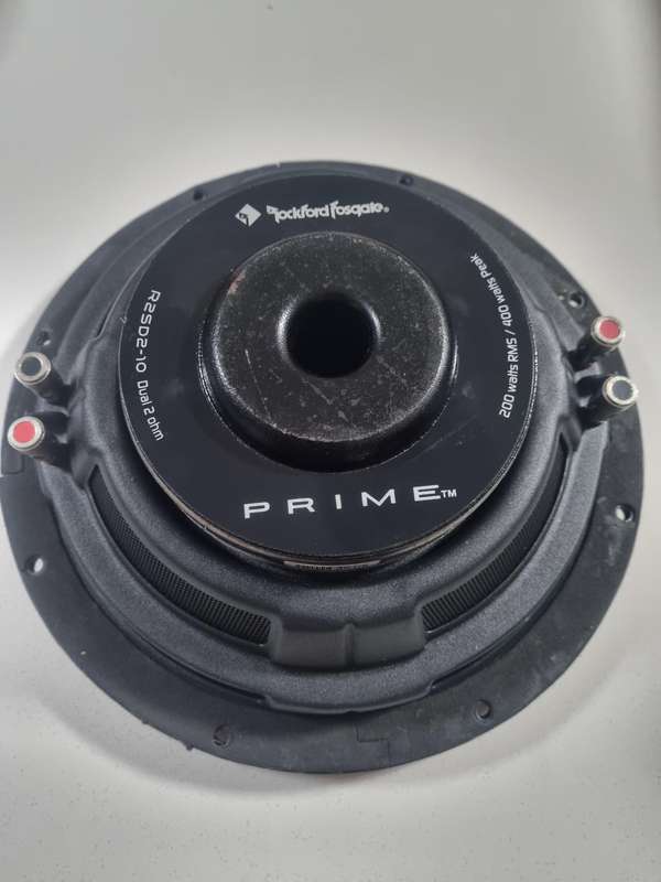 Rockford Fosgate 10" subwoofer (shallow DVC)