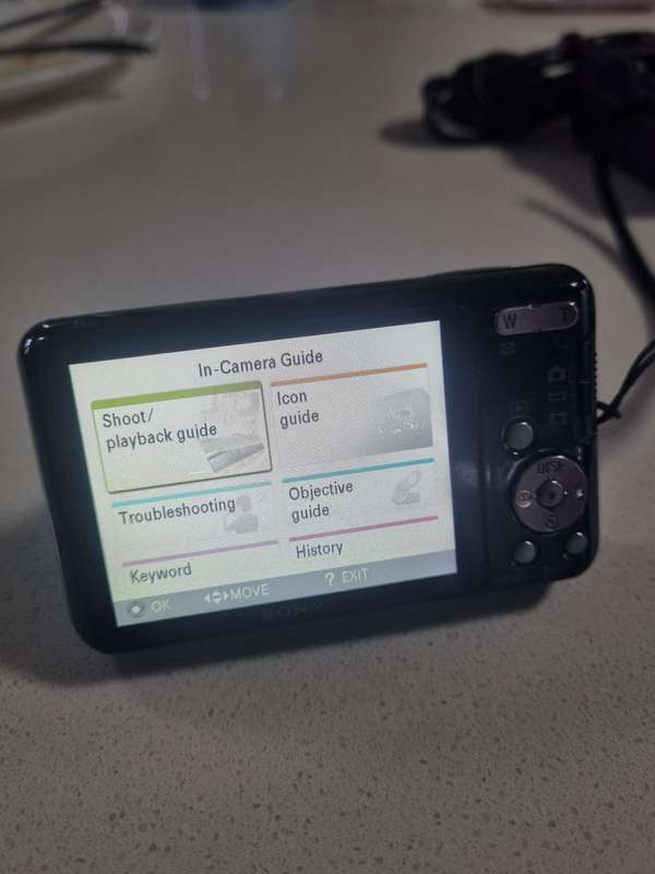 Sony Cybershot digital camera DSC-W570  16.1 m/pixel, 5 x optical zoom.