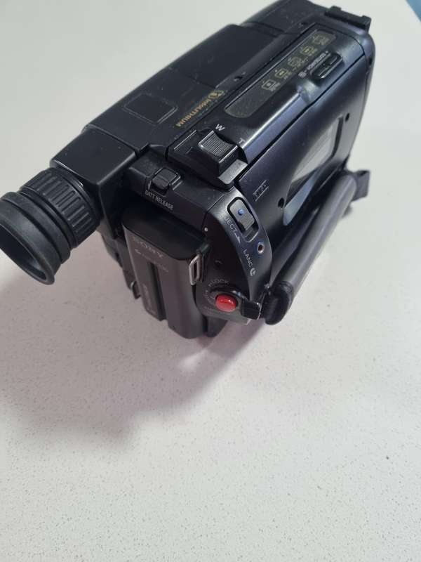 Vintage Sony video recorder AND Sony Mavica digital camera (both working  %