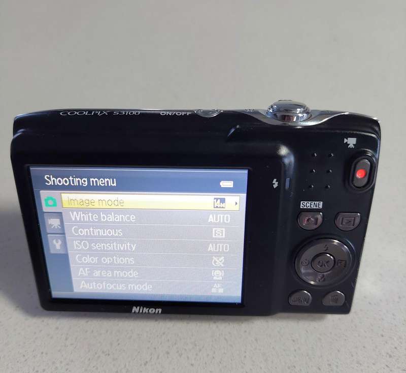 Nikon CoolPix digital camera S3100 (14 m/pixel, 5 x optical zoom, HD video recording)
