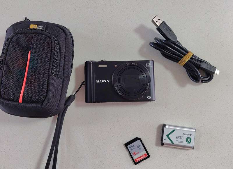 Sony Cybershot digital camera DSC-WX300 (18.2 m/pixel, 20 x optical zoom, wifi, Full HD video)