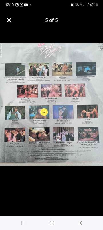 2 x Dirty Dancing vinyl lp's in very good condition