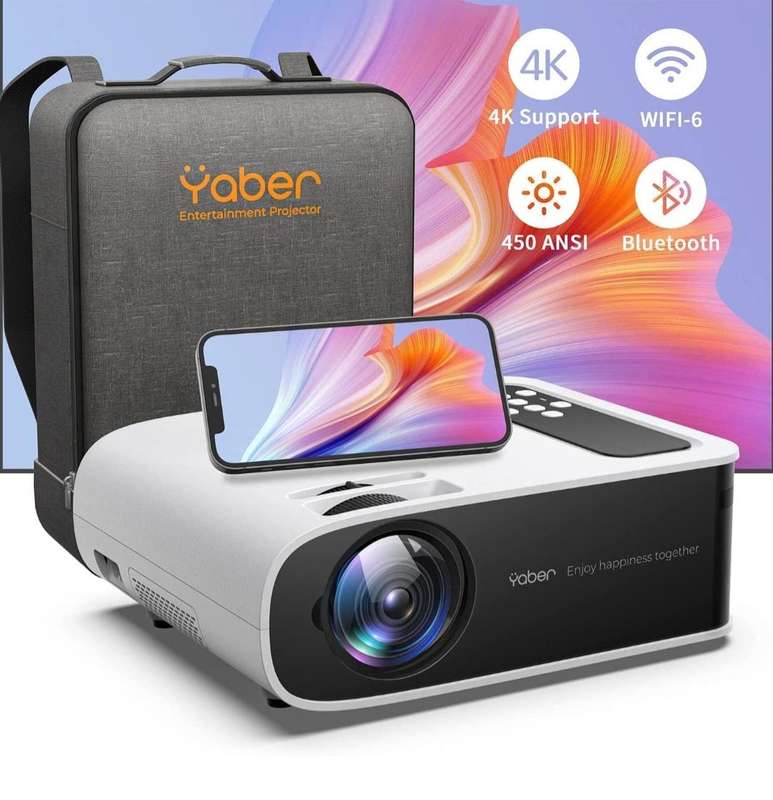 Yaber Pro V8 1080 projector (BRAND NEW) Been opened and tested. BRAND NEW with all accessories. This