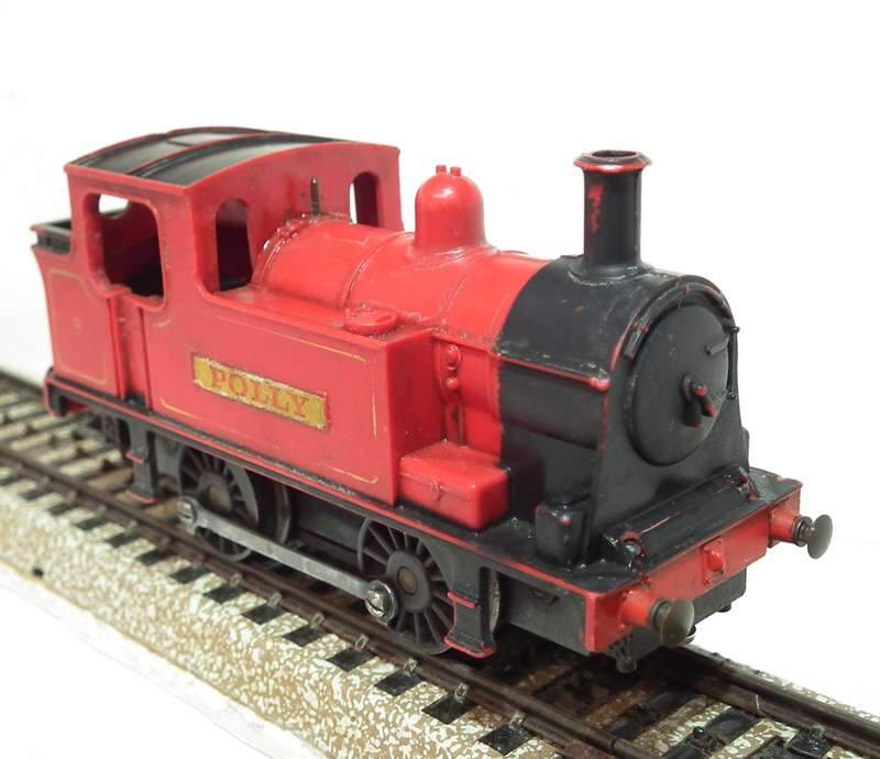 TRI-ANG OO: Vintage 0-4-0 English Steam Loco`POLLY`in Fair Running Condition. (England)