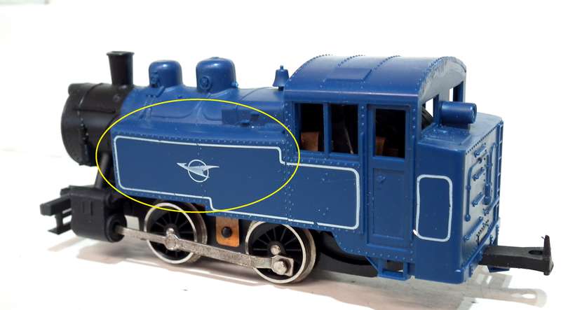 LIMA HO:  SAR Junior Blue Train Set in Fair Boxed condition (Italy)