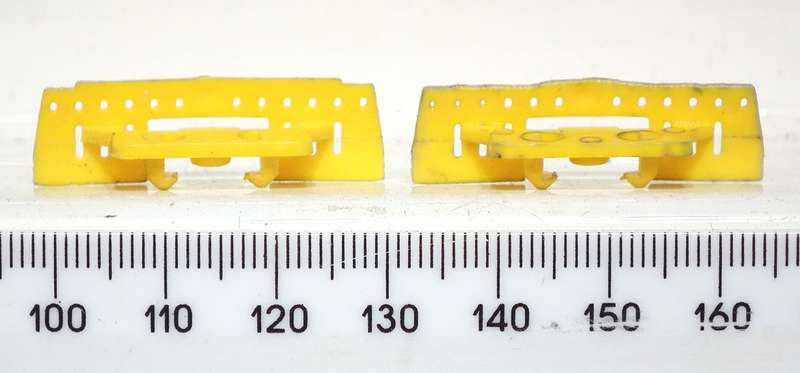LIMA HO: SAR E5 `Blue Train` Locomotive cowcatchers in Good un-boxed condition for Parts.(Italy)