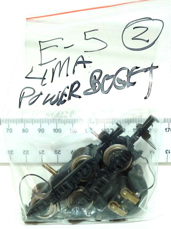 LIMA HO: SAR Complete E5 Powered Loco Bogeys in Good Condition for Parts.(Italy)