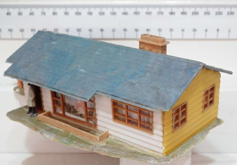 SENERY HO:  Plastic Residential House in Fair Used Condition.