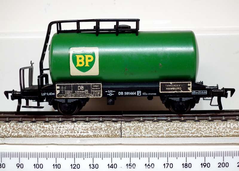 FLEISCHMANN HO: Vintage DB "BP" Tanker Wagon in Good Un-Boxed condition.(GR)