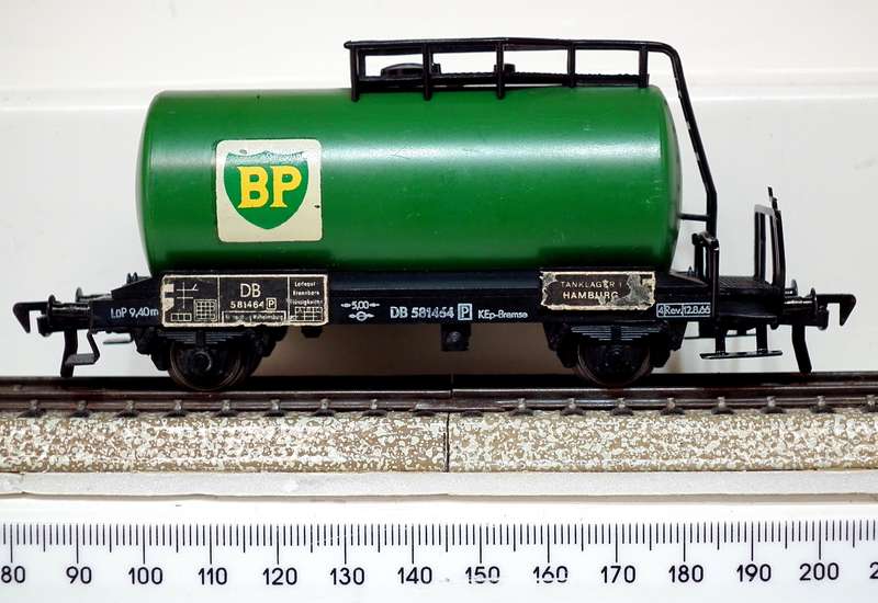 FLEISCHMANN HO: Vintage DB "BP" Tanker Wagon in Good Un-Boxed condition.(GR)