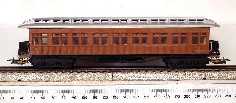 ELCTROTREN HO:  Detailed Old Timer Passenger Coach in Good  Used and  Un-Boxed condition.(Spain)
